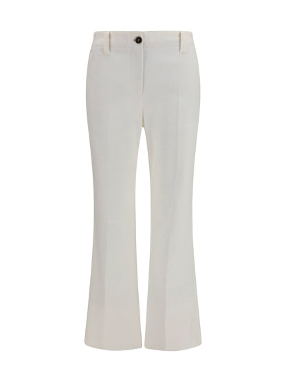 Brunello Cucinelli Slim flared Pants - Off White