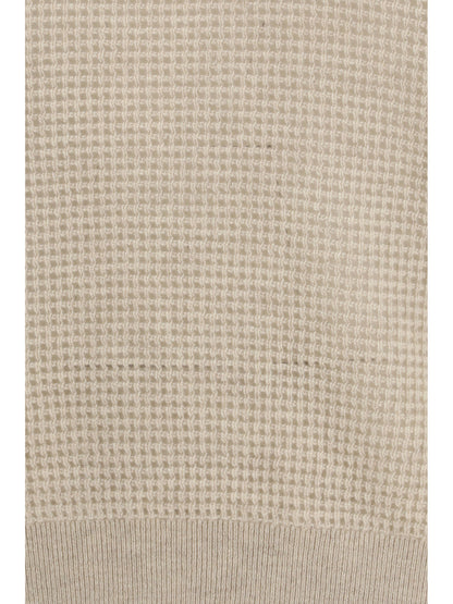 BRUNELLO CUCINELLI Sparkling Net cotton hooded Sweatshirt