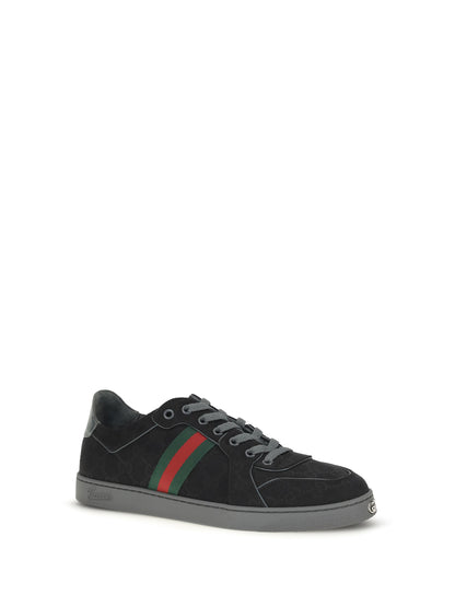 Gucci Stretch GG fabric Sneakers - Black/Mel.Plat/Vrv