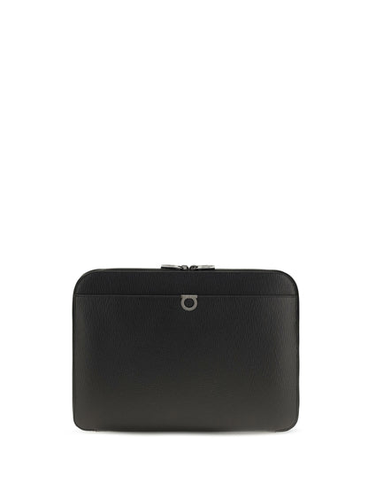 Ferragamo Gancini Document Holder - Black