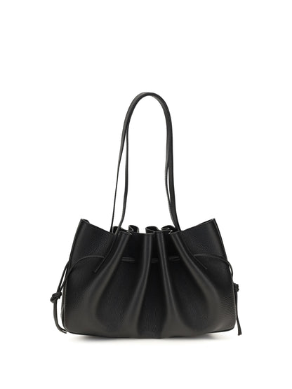 Yuzefi Scallop Shoulder Bag - Black