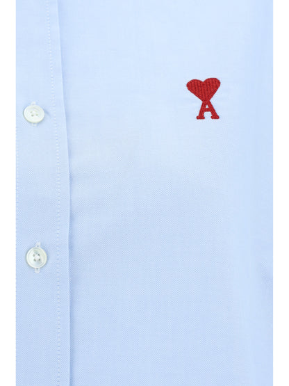 Ami Paris Adc Shirt - Bleu Ciel