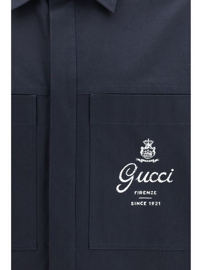 GUCCI Cotton Jacket with logo