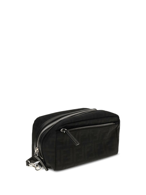 Fendi FF Jacquard Beauty Case - Black