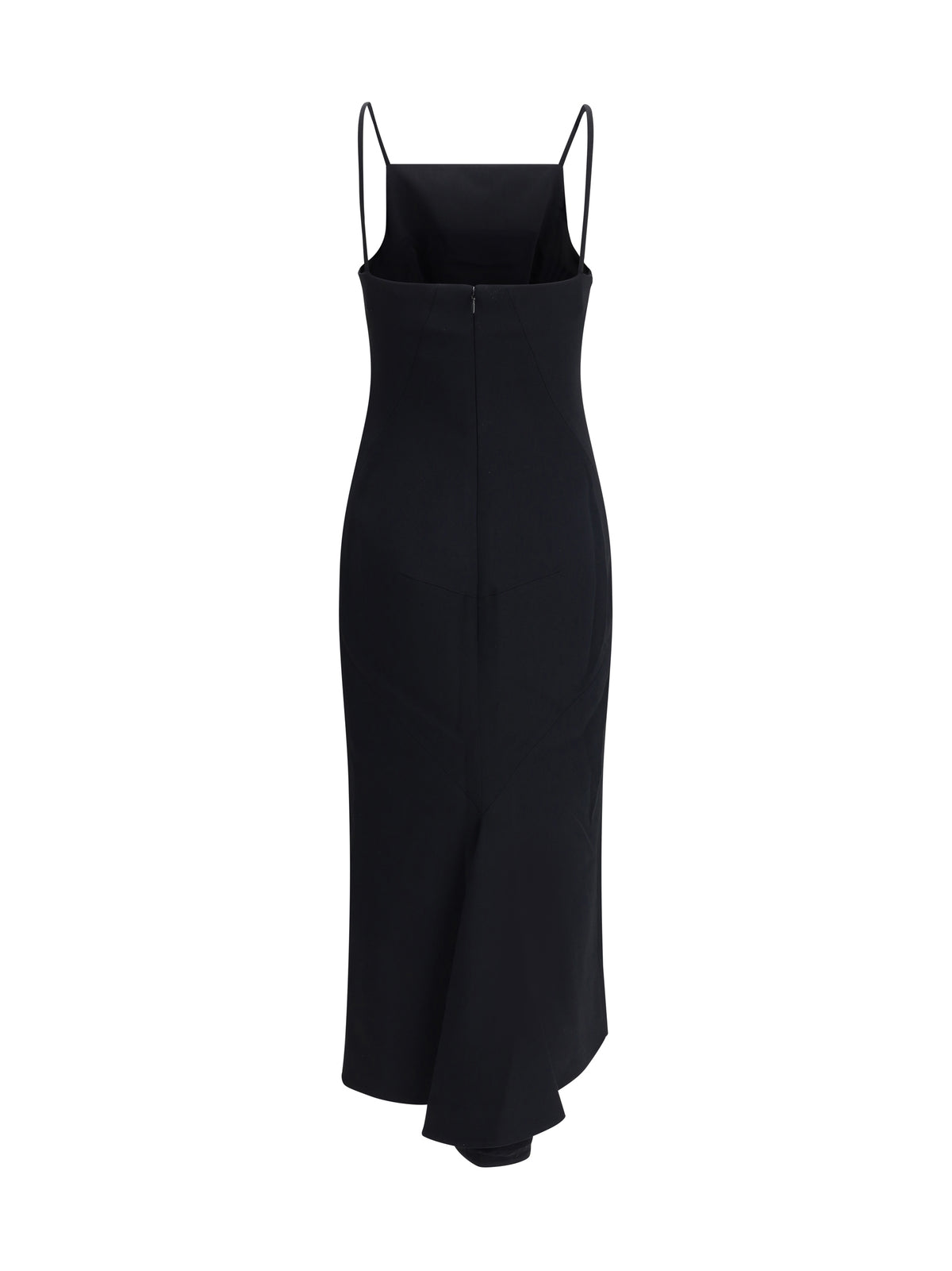 Givenchy Midi Dress with draped back - Black