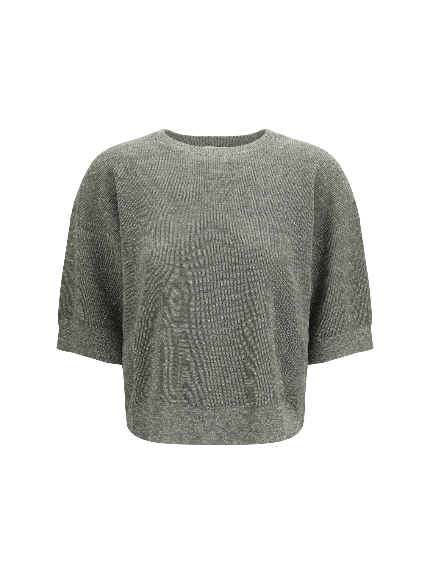 BRUNELLO CUCINELLI Linen blend Sweater with lurex effect