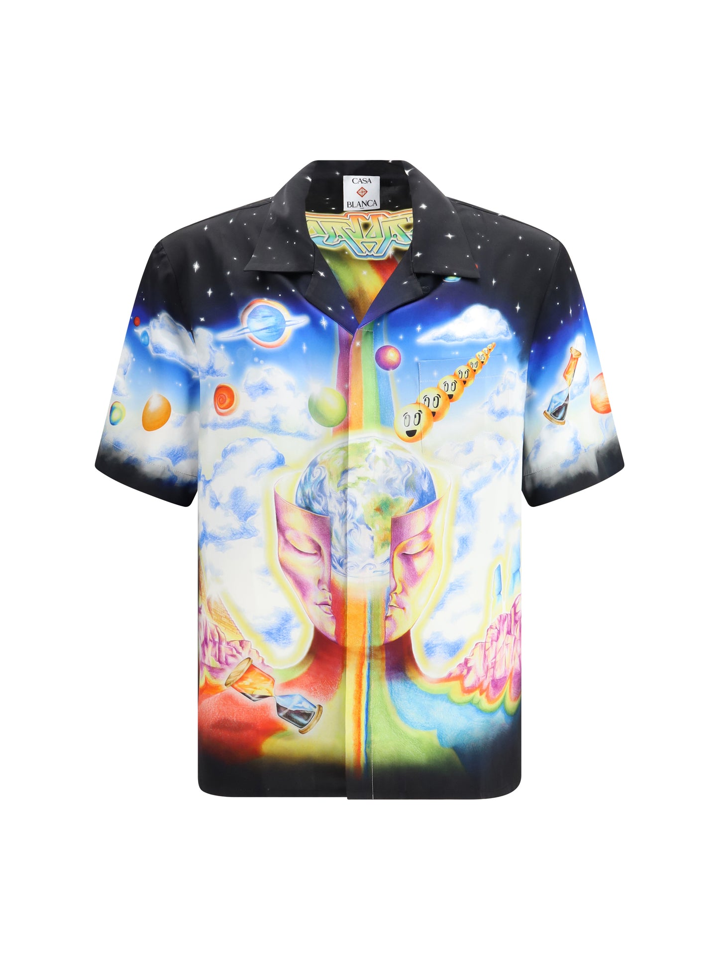 CASABLANCA Cuban Shirt with graphic print