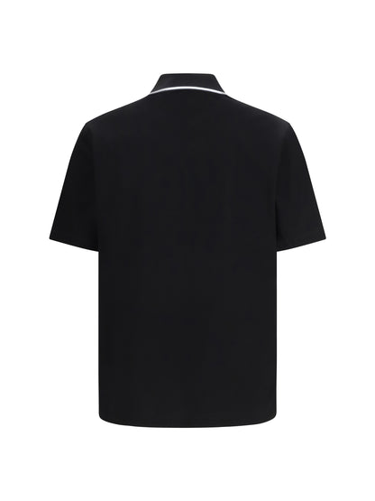 FERRAGAMO Stripe-detail Polo Shirt