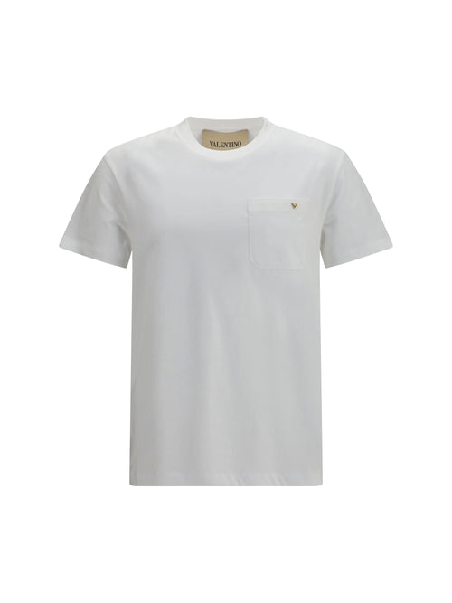 Valentino Cotton VLogo T-shirt - White