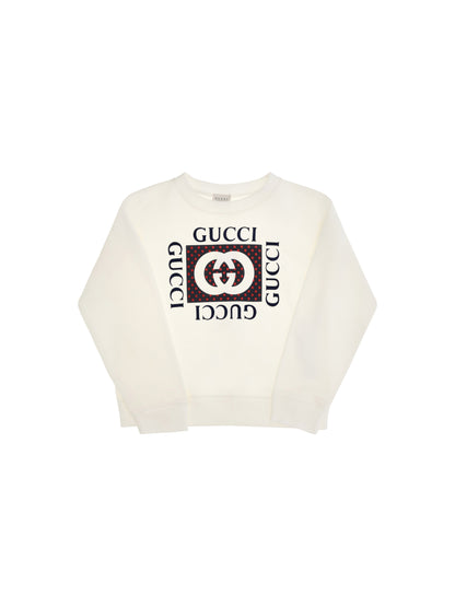 Gucci Cotton printed Sweatshirt for Boy - New White/Mc