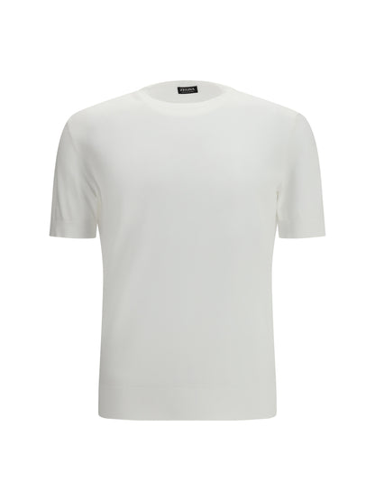 ZEGNA Crewneck cotton short sleeve Knit