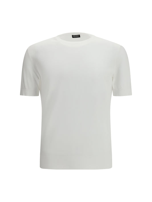 ZEGNA Crewneck cotton short sleeve Knit