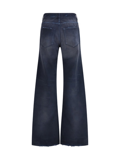 BALENCIAGA Curved Waist Jeans