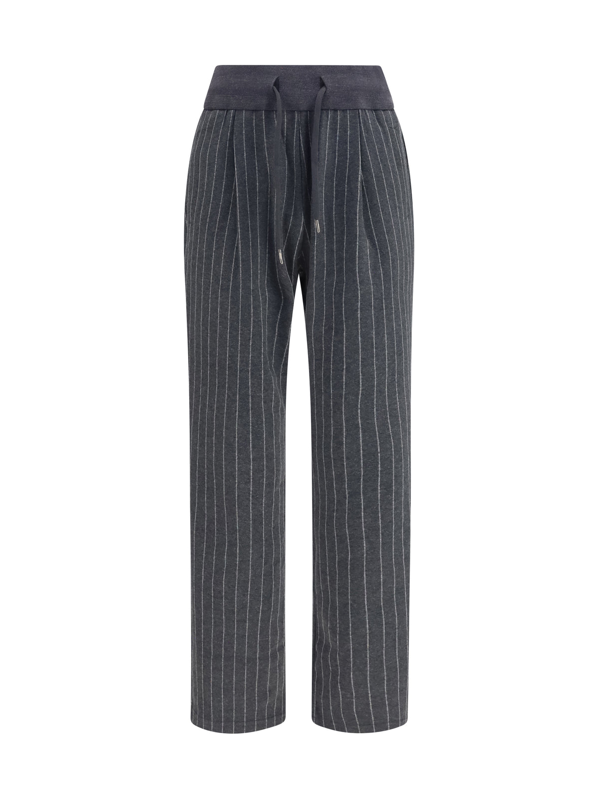 Herno Pinstripe drawstring Pants - Ferro