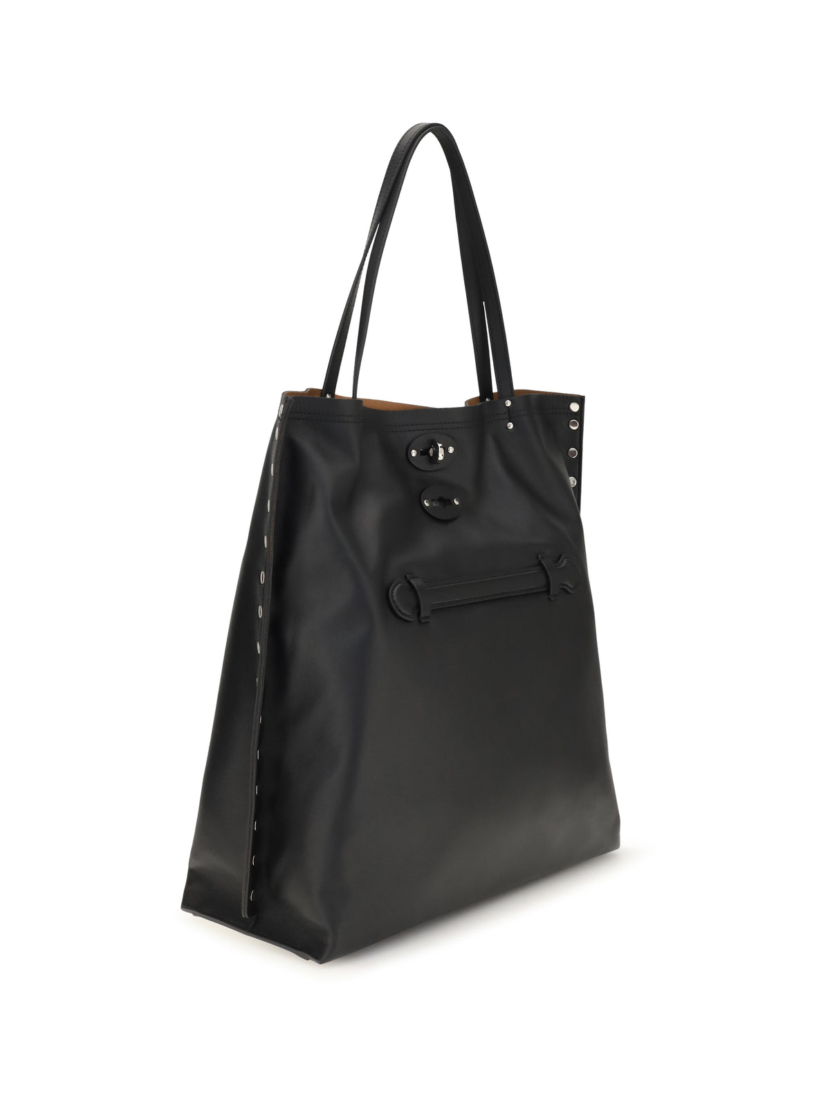 Zanellato A'spasso Saeta Shoulder Bag - Black Lavagna