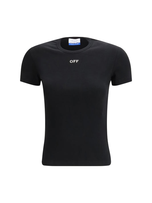 OFF-WHITE Off Stamp Rib Basic T-shirt