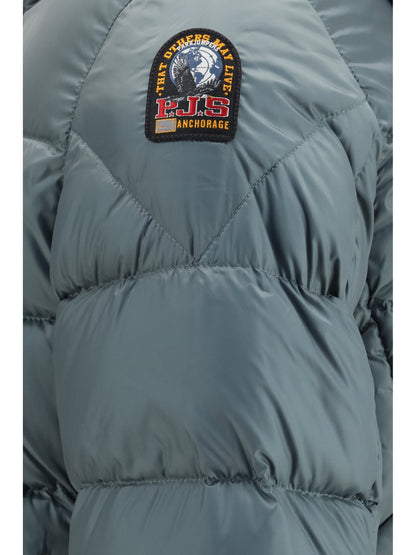 Parajumpers Puffer Jacket Pharrel with Hood - Green-Blue