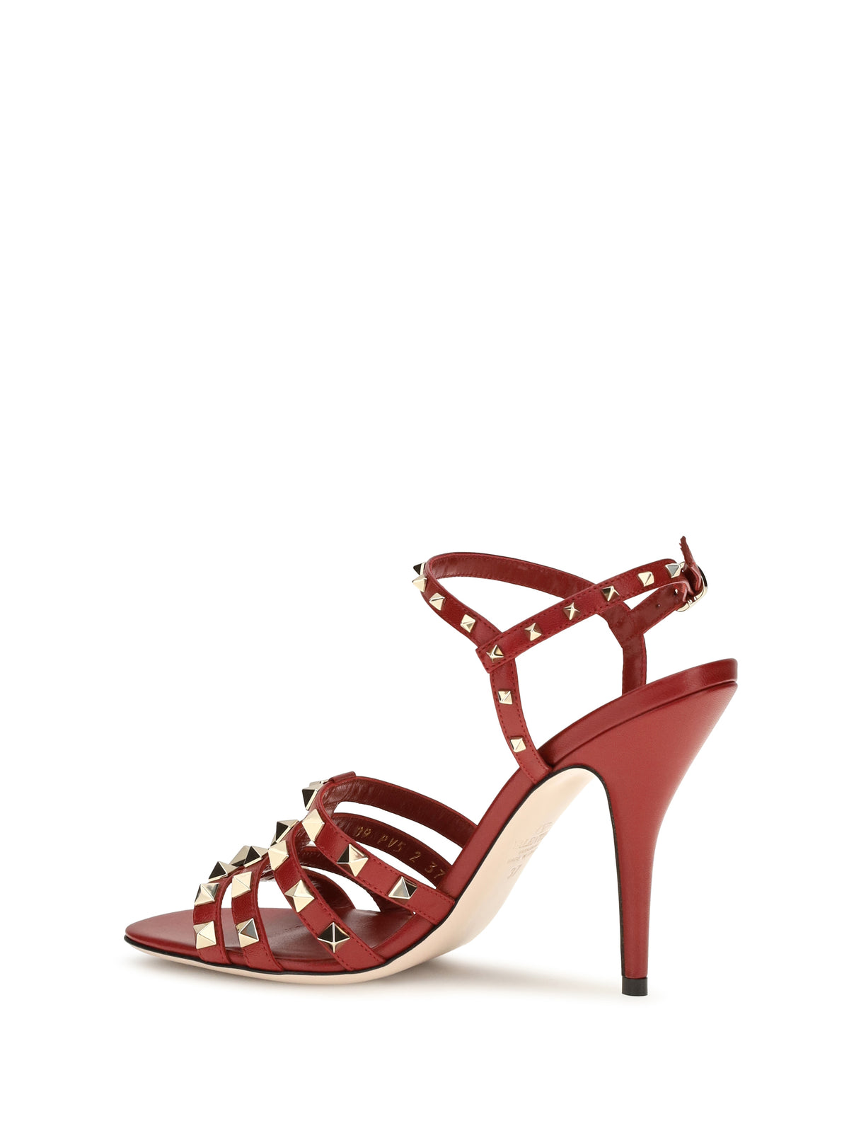 Valentino Garavani Rockstud kidskin Sandals - Bright Red