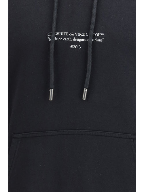 Off-White Statement Skate Hoodie - Black