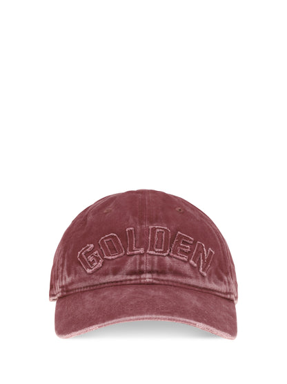 Golden Goose Journey Baseball Cap - Windsor Wine