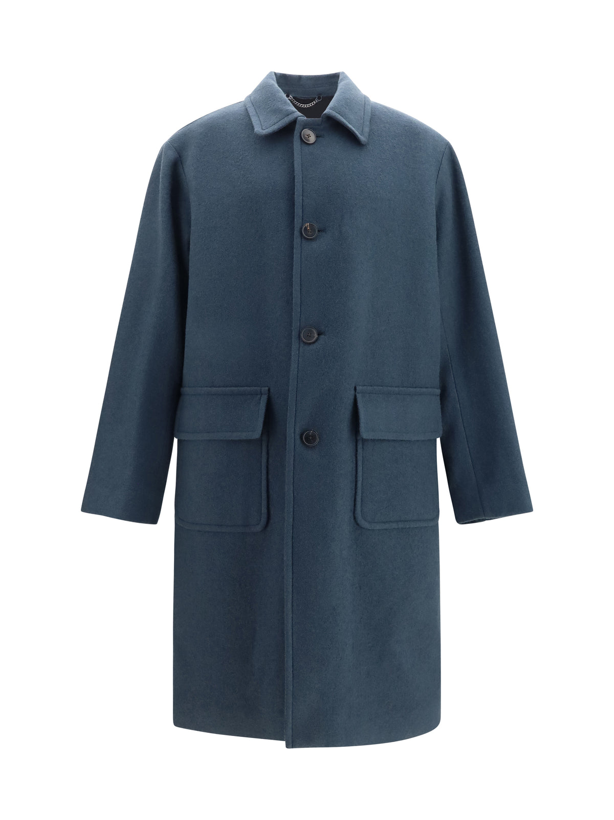 Dries Van Noten Long single-breasted Coat - Bottle