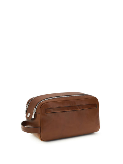 BRUNELLO CUCINELLI Leather Beauty Case