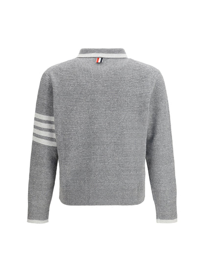 THOM BROWNE Knitted polo Shirt