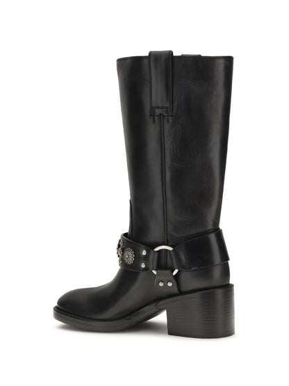Chloé Dakota buckle knee-high Boots - Black