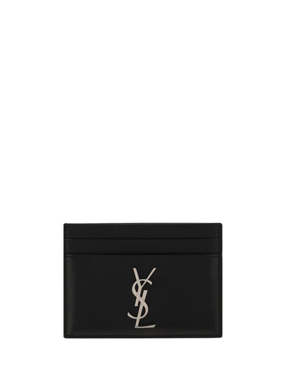 SAINT LAURENT Leather Cardholder