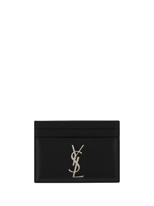 SAINT LAURENT Leather Cardholder