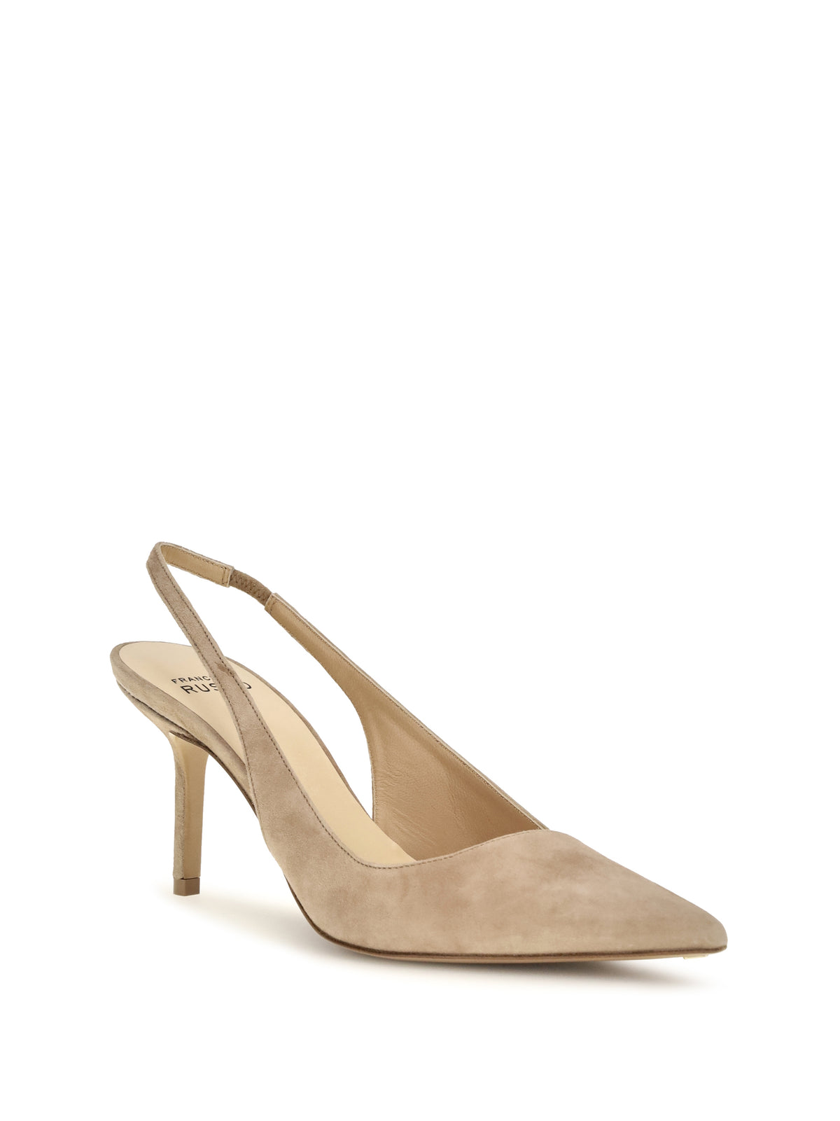 Francesco Russo Suede Slingback Pumps - Cest