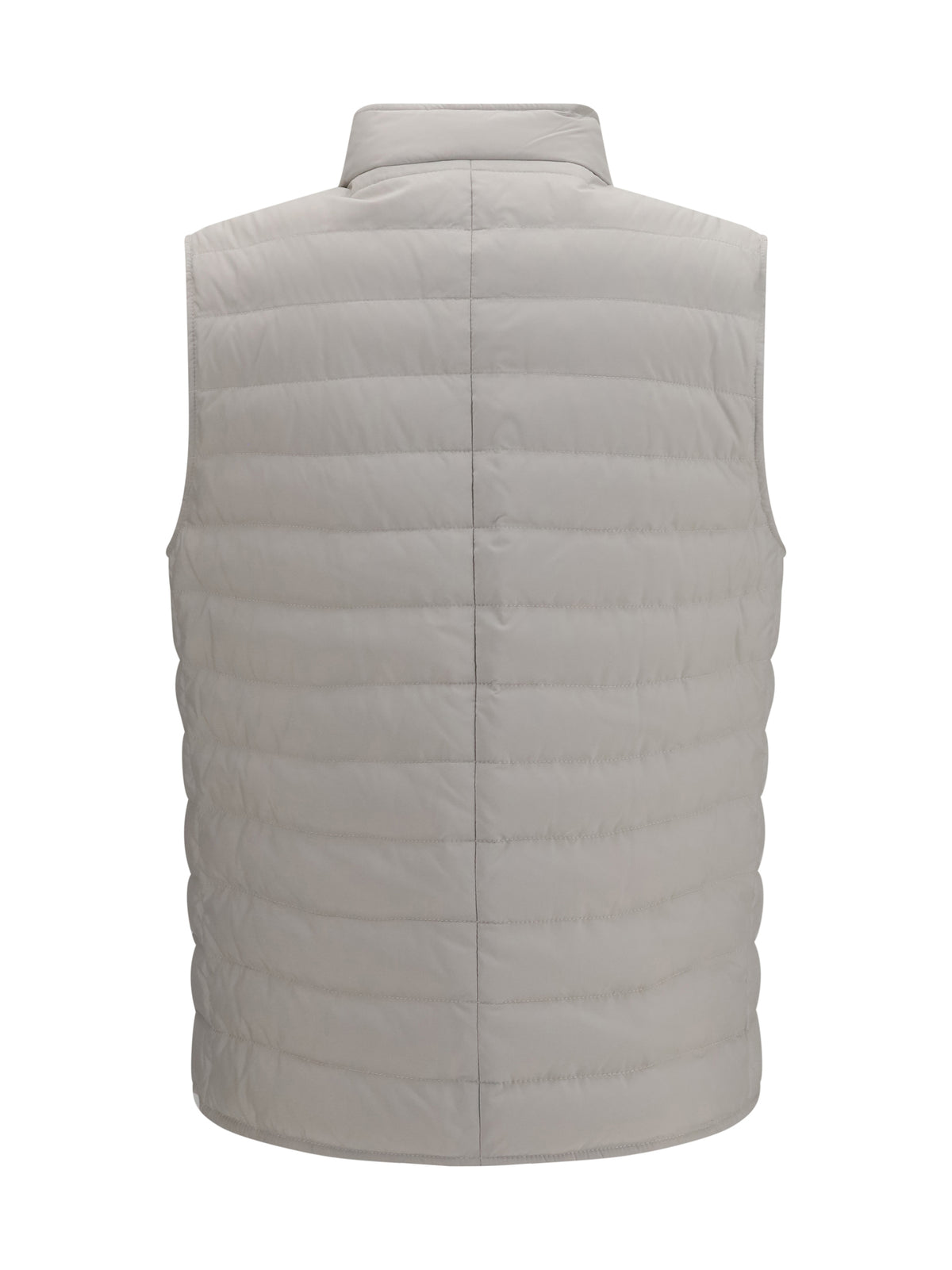 Brunello Cucinelli Sleeveless padded Gilet - Ice