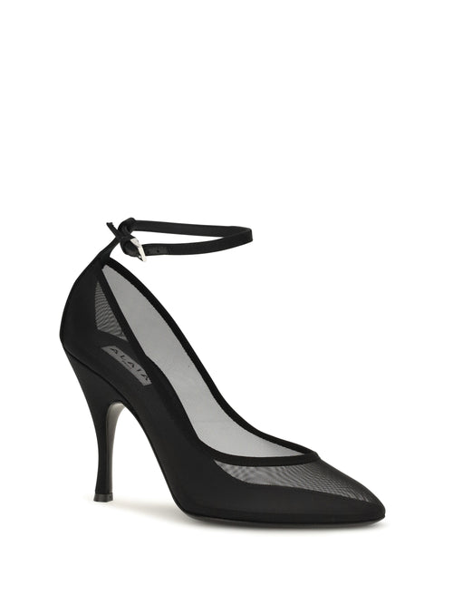 Alaïa Nude Mesh Pumps - Noir