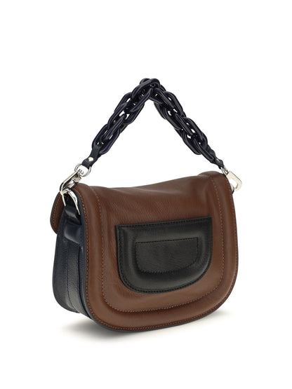 Pierre Hardy Alphaville Shoulder Bag - Navy-Brown-Black