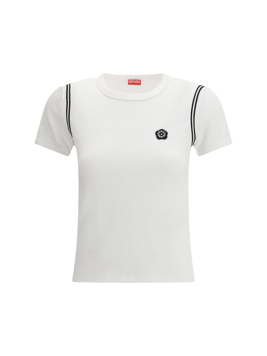 KENZO Cotton Boke Flower 2.0 embroidered T-shirt