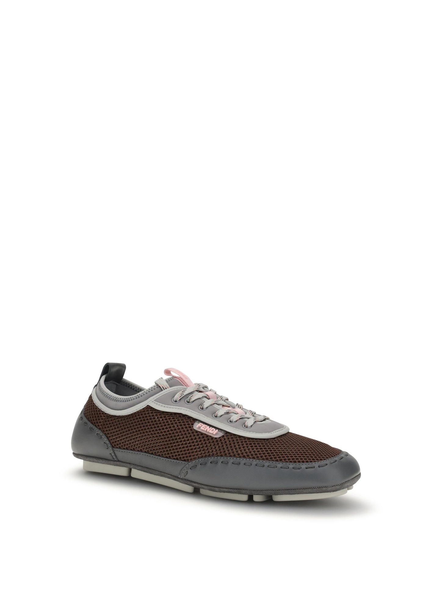 FENDI Leather and mesh Sneakers by Fendi