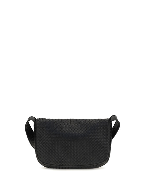 Bottega Veneta Veneto large Shoulder Bag - Black-Silver