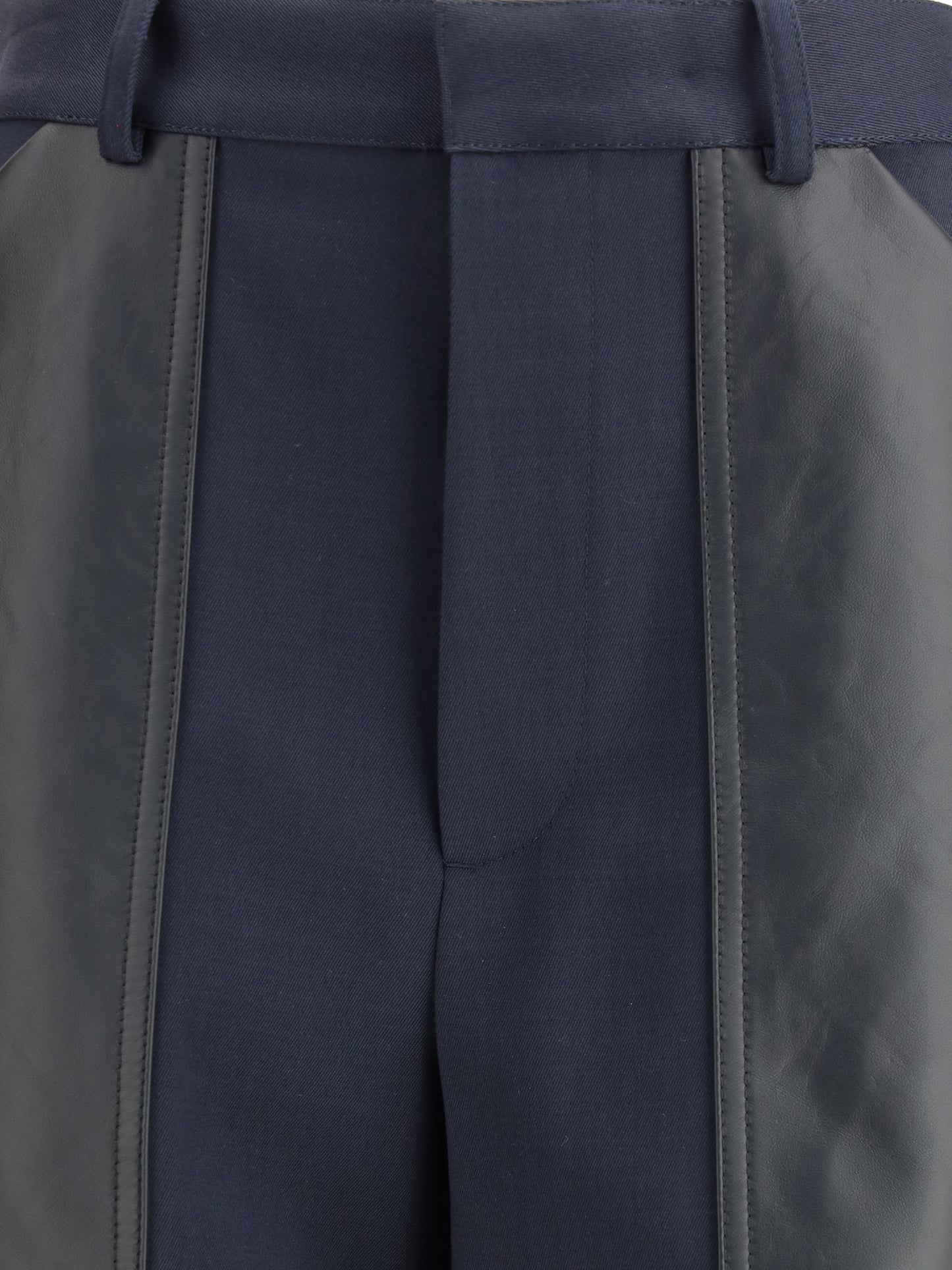 BOTTEGA VENETA Wool and cotton Pants