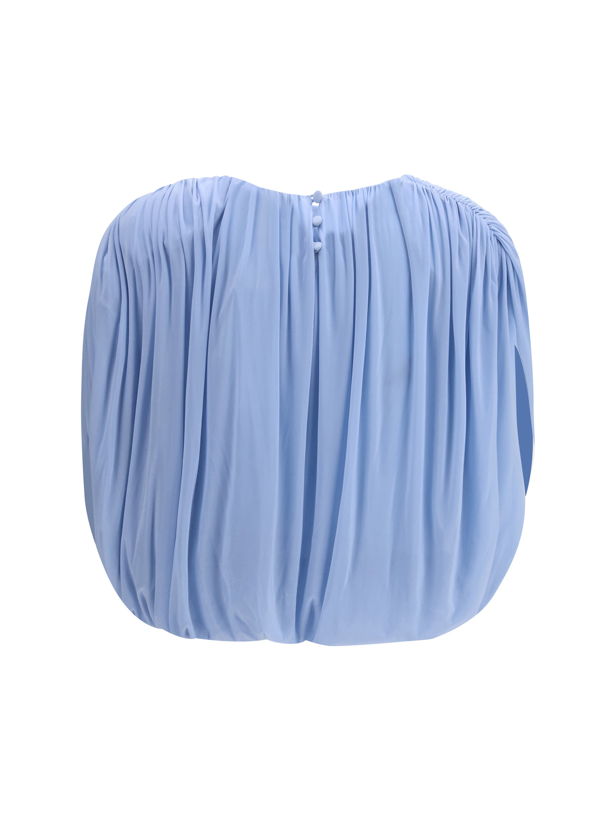 Magda Butrym Pleated Blouse - Light Blue