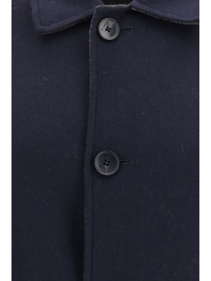 Etro Soho reversible wool-blend Coat - Blue Scurissimo 2
