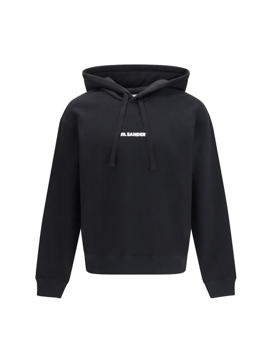 JIL SANDER Cotton logo-detail Hoodie