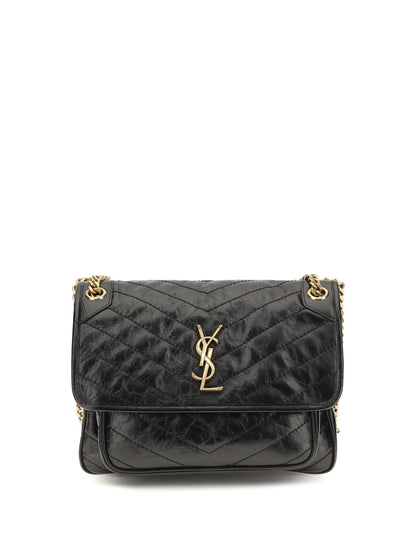 Saint Laurent Niki Shoulder Bag - Black