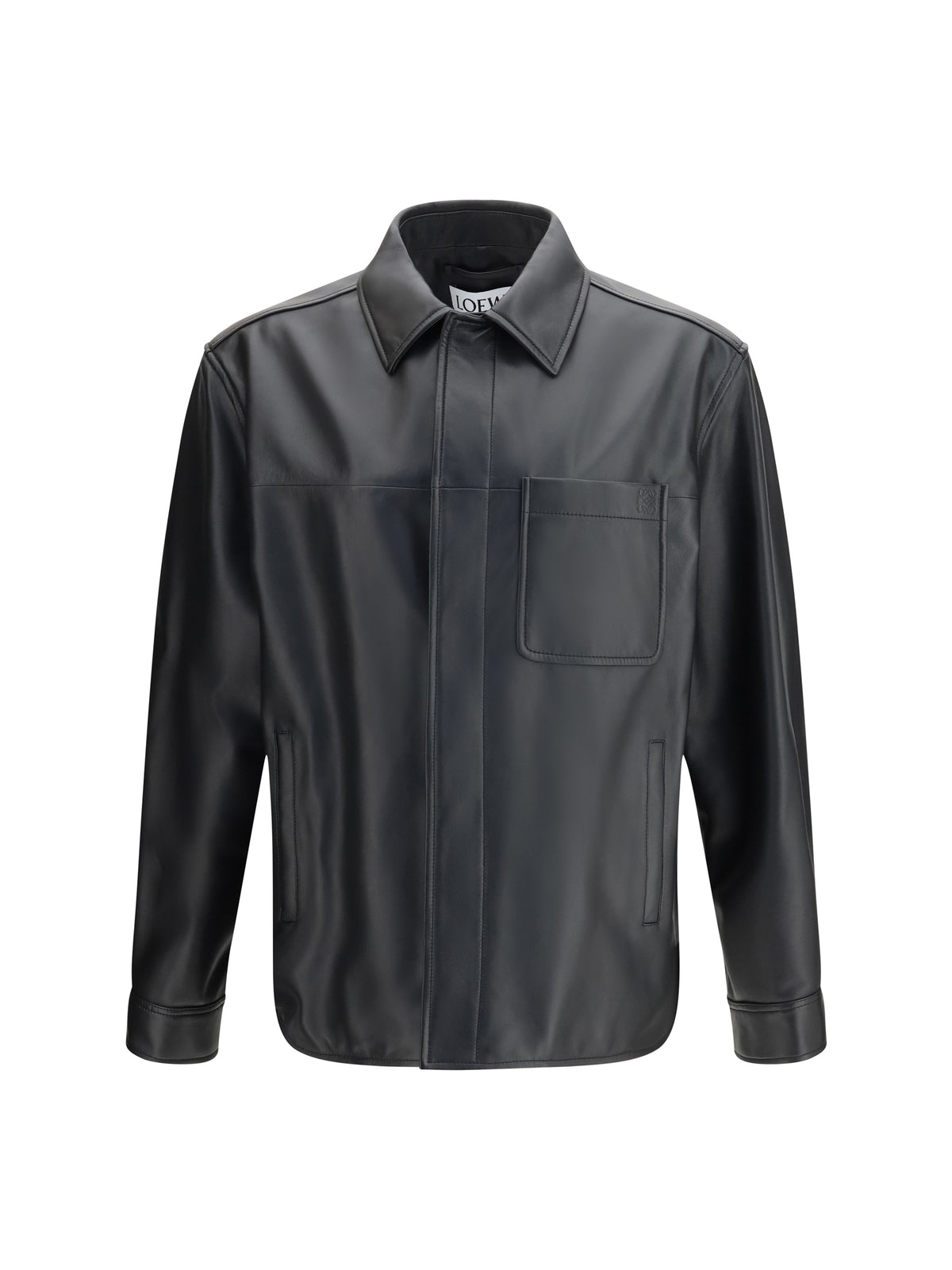 Loewe Leather Jacket - Black