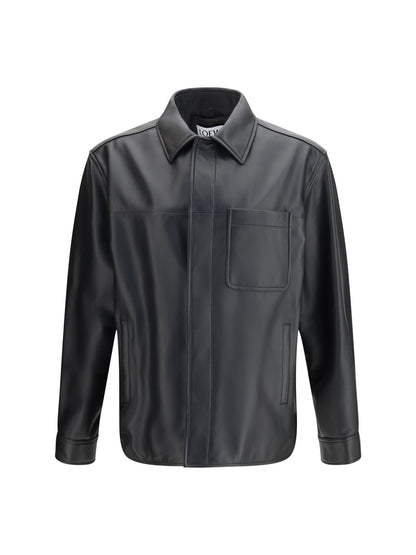 Loewe Leather Jacket - Black