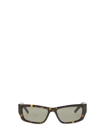 Saint Laurent Tortoiseshell Sunglasses with side logo - Havana Havana Grey