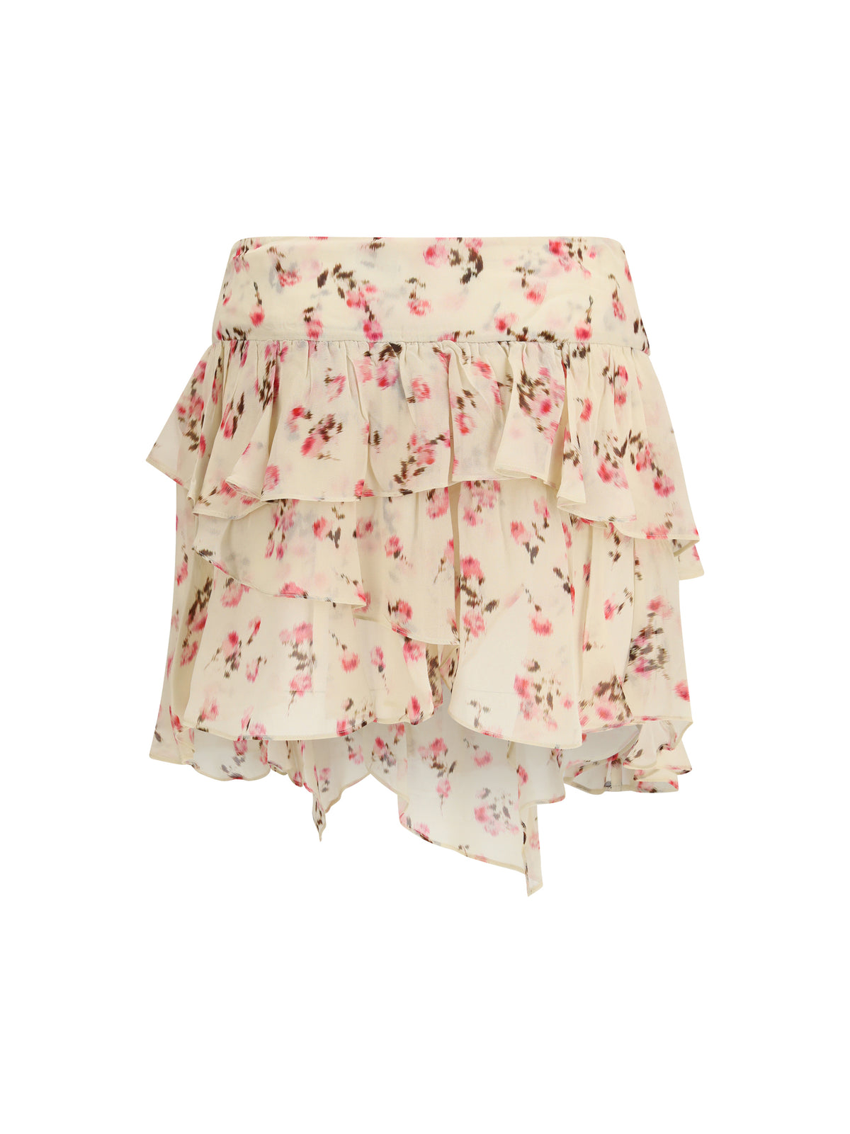 Marant Étoile Lolita flared floral Skirt - Beige