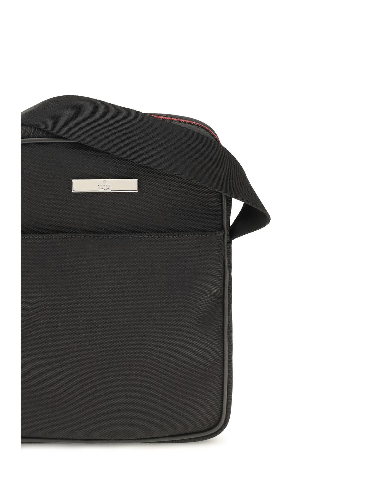 Gucci Small Tag Shoulder Bag - Black Black/Black