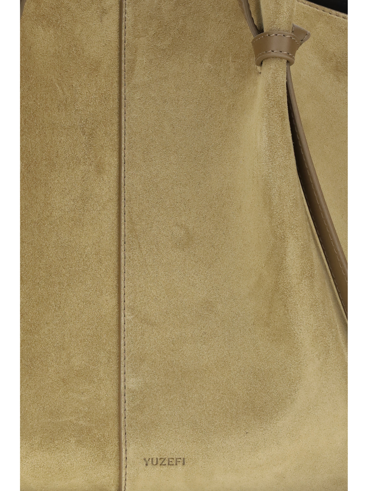 Yuzefi Suede leather Shoulder Bag - Fennel