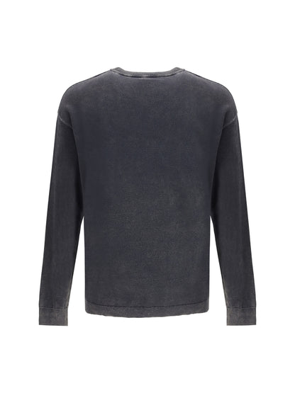 DIESEL Acid-wash crew-neck Sweatshirt