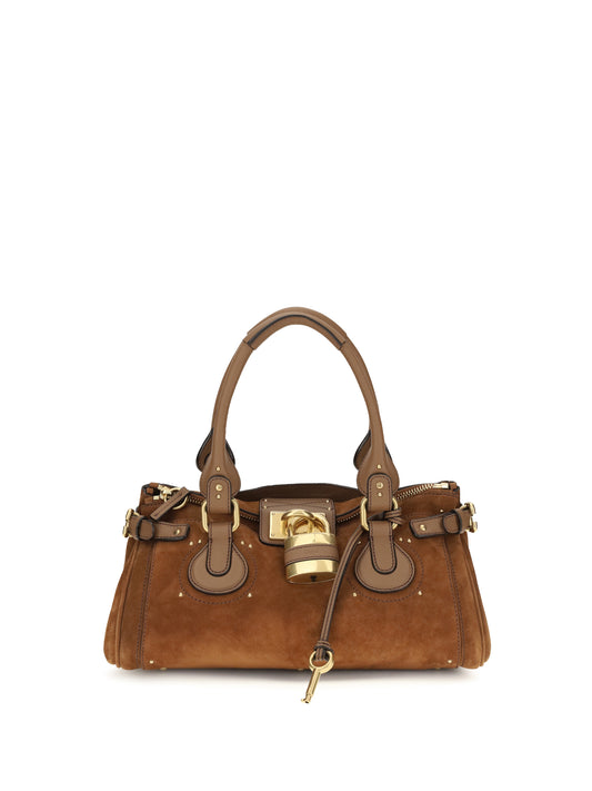 CHLOÉ Paddington suede Handbag